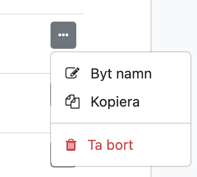 Åtgärder-ikonen